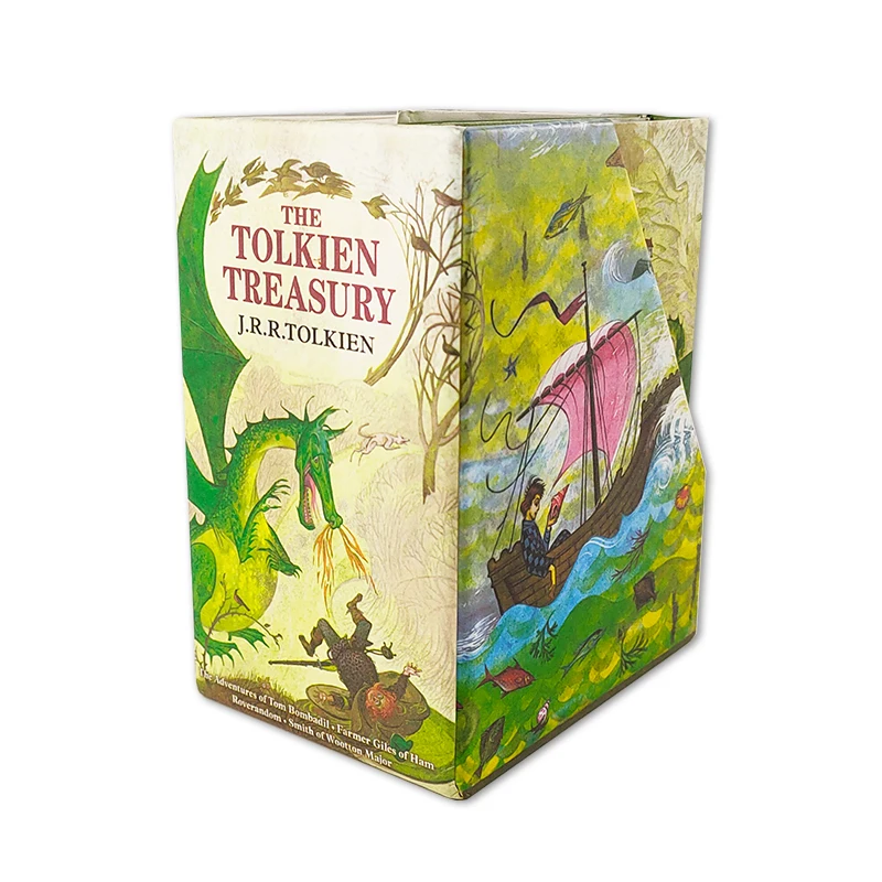 4 книги/набор, высококачественные Фантастические романы J.R.R.Tolkien