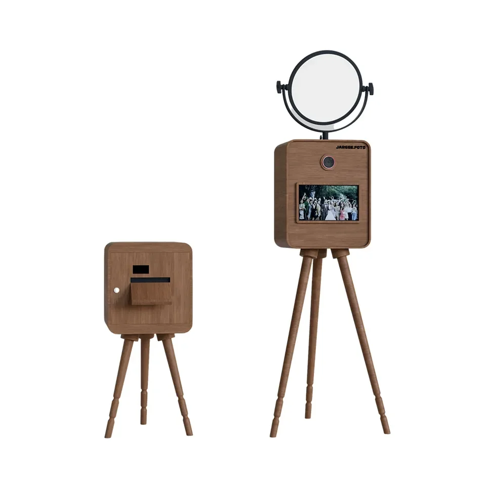 DSLR Photobooth Shell Machine Selfie Station Kiosk HITI Printer Instant Print Touch Screen Monitor Camera Photo Booth Box