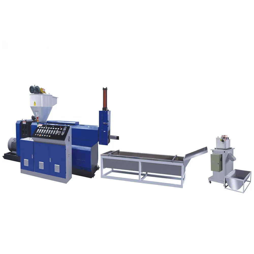 Waste LLDPE HDPE PP PE plastic recycle making granulator plastic bag crusher machine