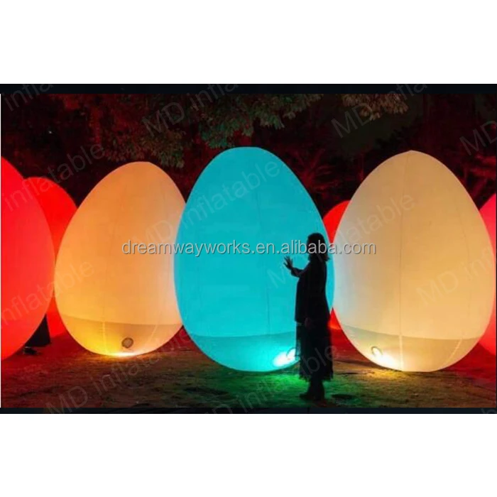 2024 Hot sale inflatable easter eggs, inflatable pvc easter egg for decoration