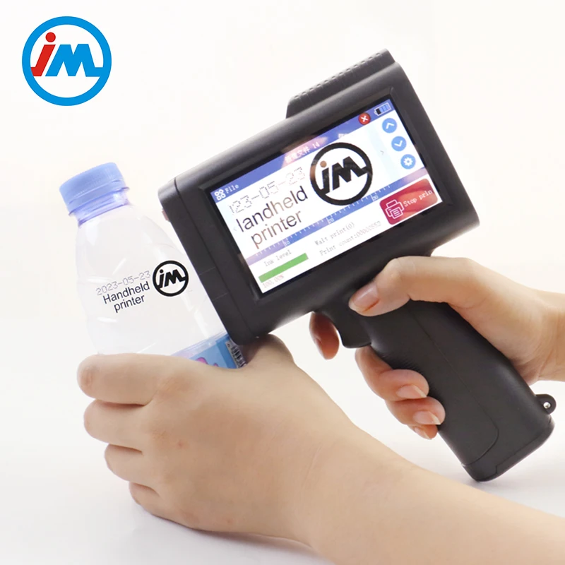 Smart Manual Qr Code Expire Date Bottle Bag Pipe Eggs Handheld Inkjet Printer Date Batch Coding printer For Supermarket