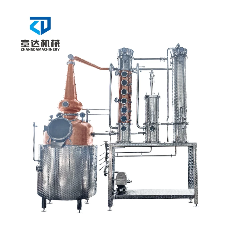 500L 600L steam heating copper distiller  whiskey  distillery machine vodka  gin  still