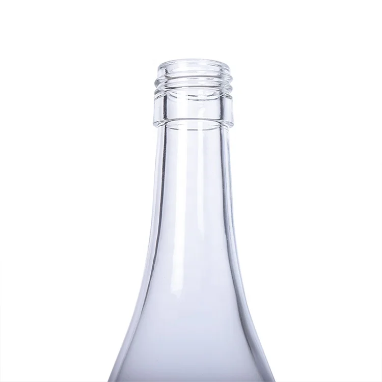 Custom 750ML Clear Antique Green Empty Glass Champagne Bottle Price Packaging