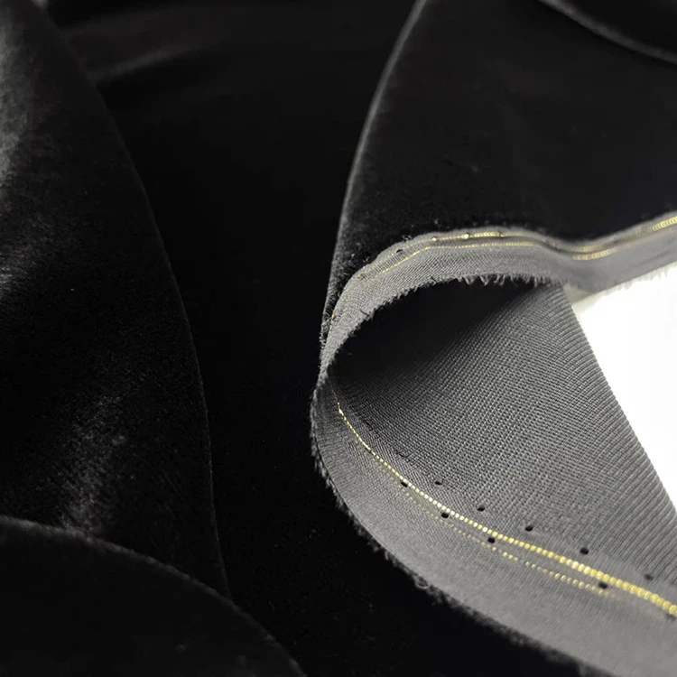 Width 140cm 100% Pure Natural Silk 20mm Silk Velvet Fabric for Clothes