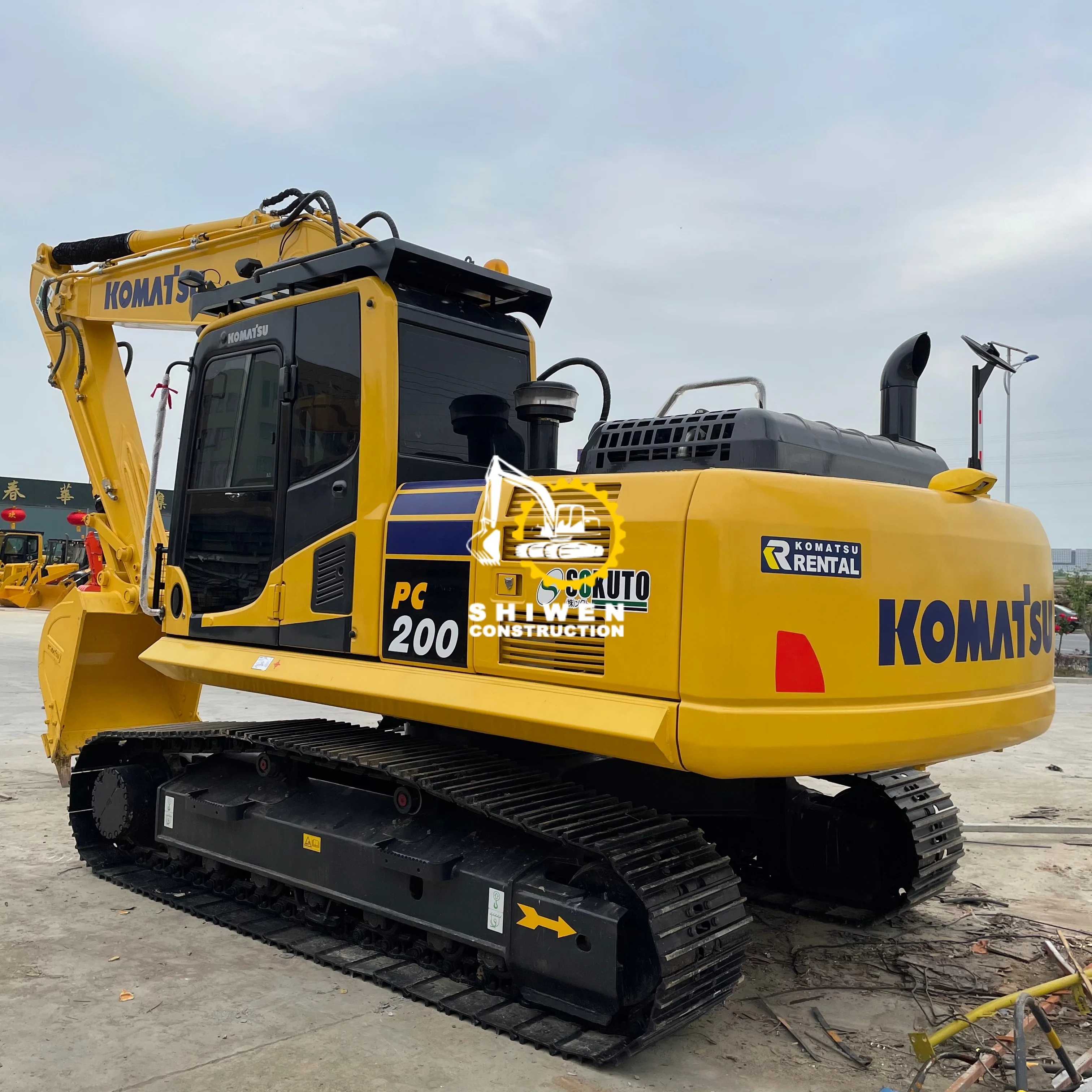Komatsu PC 200 excavator, second hand excavator original Japan used Komatsu crawler excavator, Komatsu PC200-8 PC200-8N1 PC240