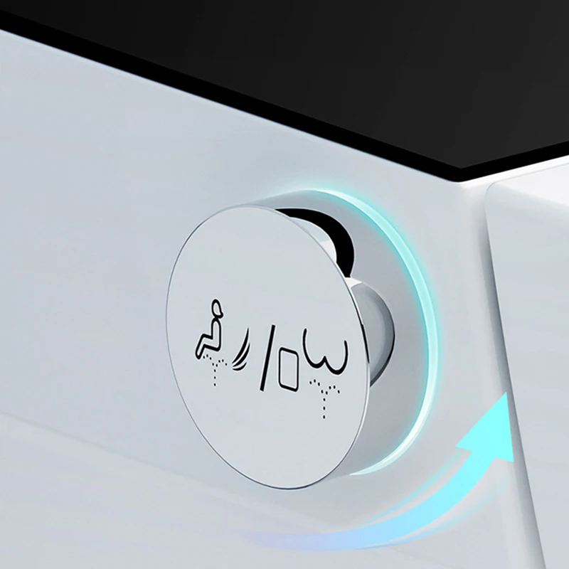 Factory hot sale smart toilet one-piece automatic flip lid waterless toilet instant hot silent lighting