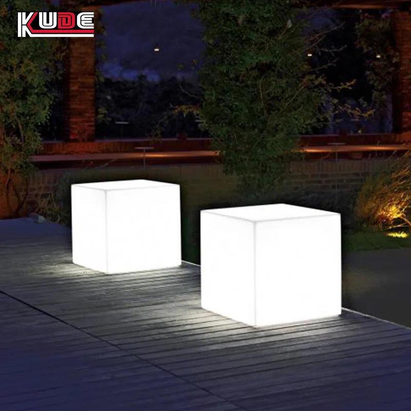 glowing led furniture Led cube light  led light up cube table led table lamp for event party