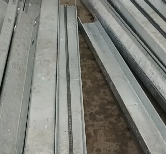 steel guardrail U post hot dip galvanized  U channel steel fence post for highway guardrail crash barrier C post