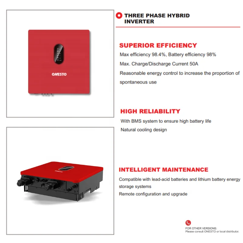 Wholesale Solar Hybrid Inverter 5kw 6kw 8kw 10kw 3 phase hybrid inverter compatible lithium ion battery on off grid inverter