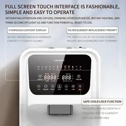 Smart spe  tech Oxygen Hydrogen Breathing Automatic  Hydrogen  Water Dispenser