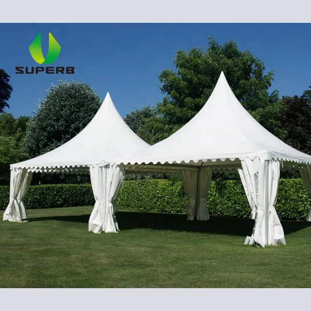 6x6m Size and party/wedding/show/canopy/gazebo Application high peak 6 x 6m pagoda tent