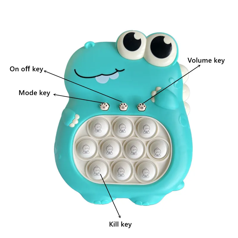 Fast Push Dinosaur Generation3 Total Of 999 Levels Quick Puzzle Game For Kids Pops It Electronic Game Light Up Pops It Pro