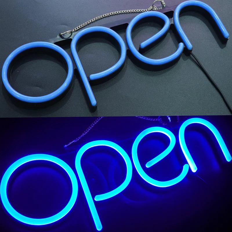 Amazon Happy Birthday LED Neon Sign Letter Shape Lamp Luminous Word For Advertising Party Logo Neon Lamp