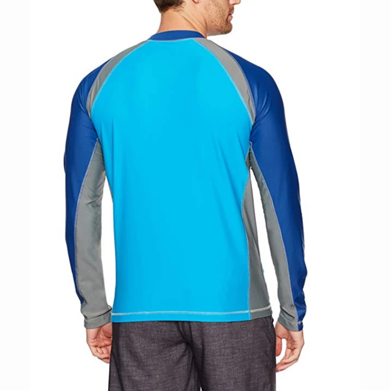 Factory Wholesale Price Custom Design Long Sleeve Men UPF 50+ Top Shirt Sublimated Printed Rash Guard Quick Dry