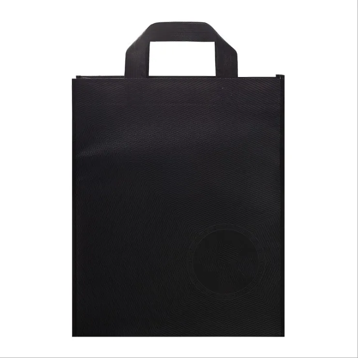 Cheap reusable supermarket shopping bag non woven  Extra-Wide handle style eco-friendly non-woven fabric bag