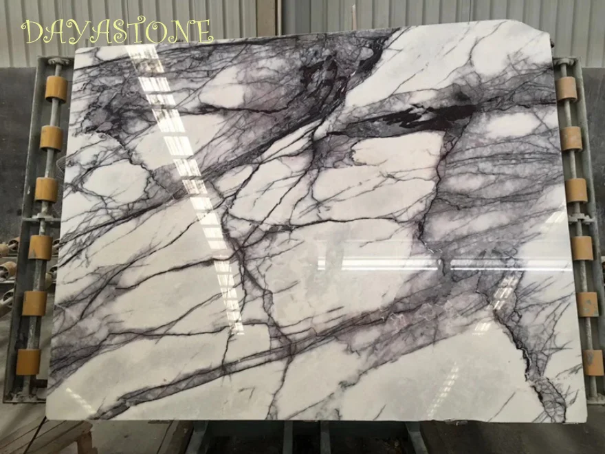 Stock Available China Supplier Milas Lilac Marble Slabs For Floor Wall Design