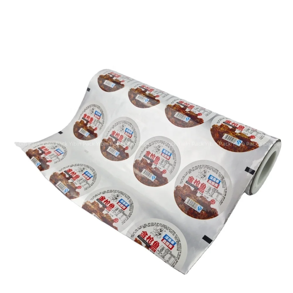 Custom Printing Waterproof Cup Sealing Film CPP/VMPET Aluminium Blister Aluminum Foil Cup Sealer Film