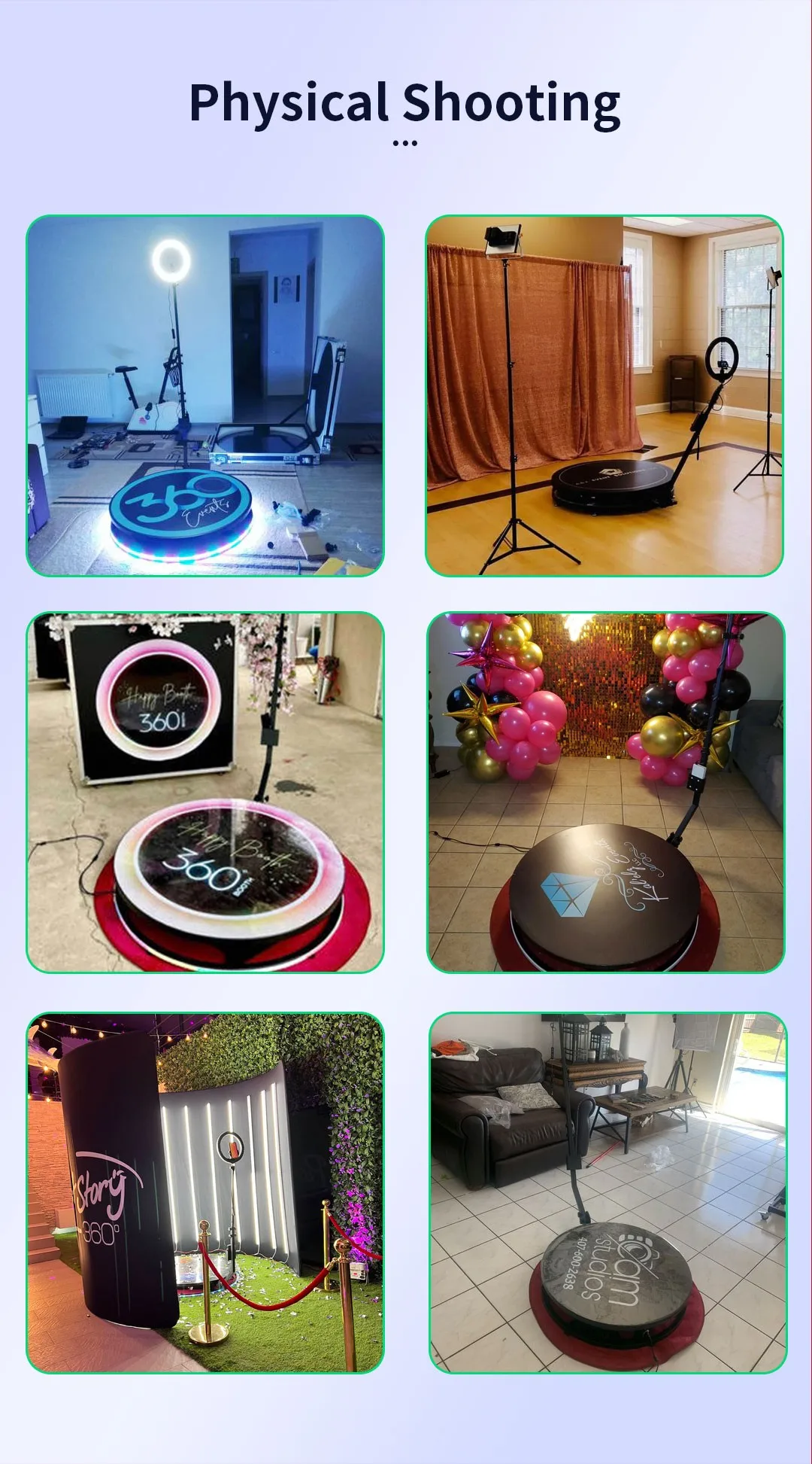 Wholesale New Design 360 Photo Booth Automatic Large Revospin 360 Photo Booth Automatic Machine Photobooth With Fast Shipping
