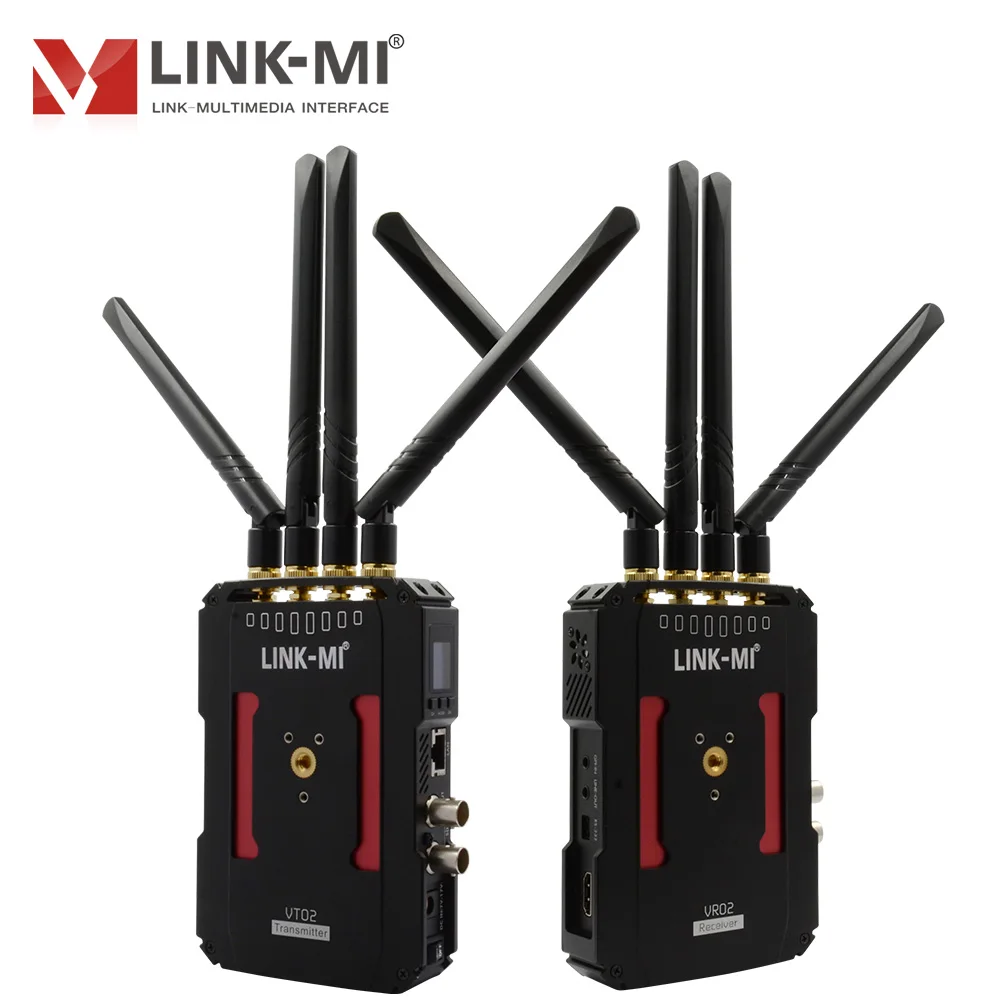 LINK-MI 800m/2624ft Wireless SDI/HDMI HD Video Transmission Kit with TALLY and Audio 1080P Wireless System for live broadcasting