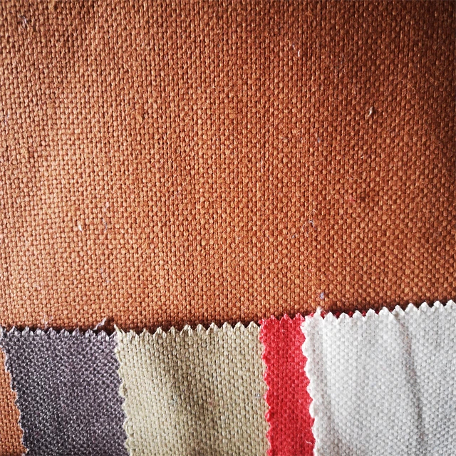 320g 100% linen  heave fabrics for home sofa and cloth bag