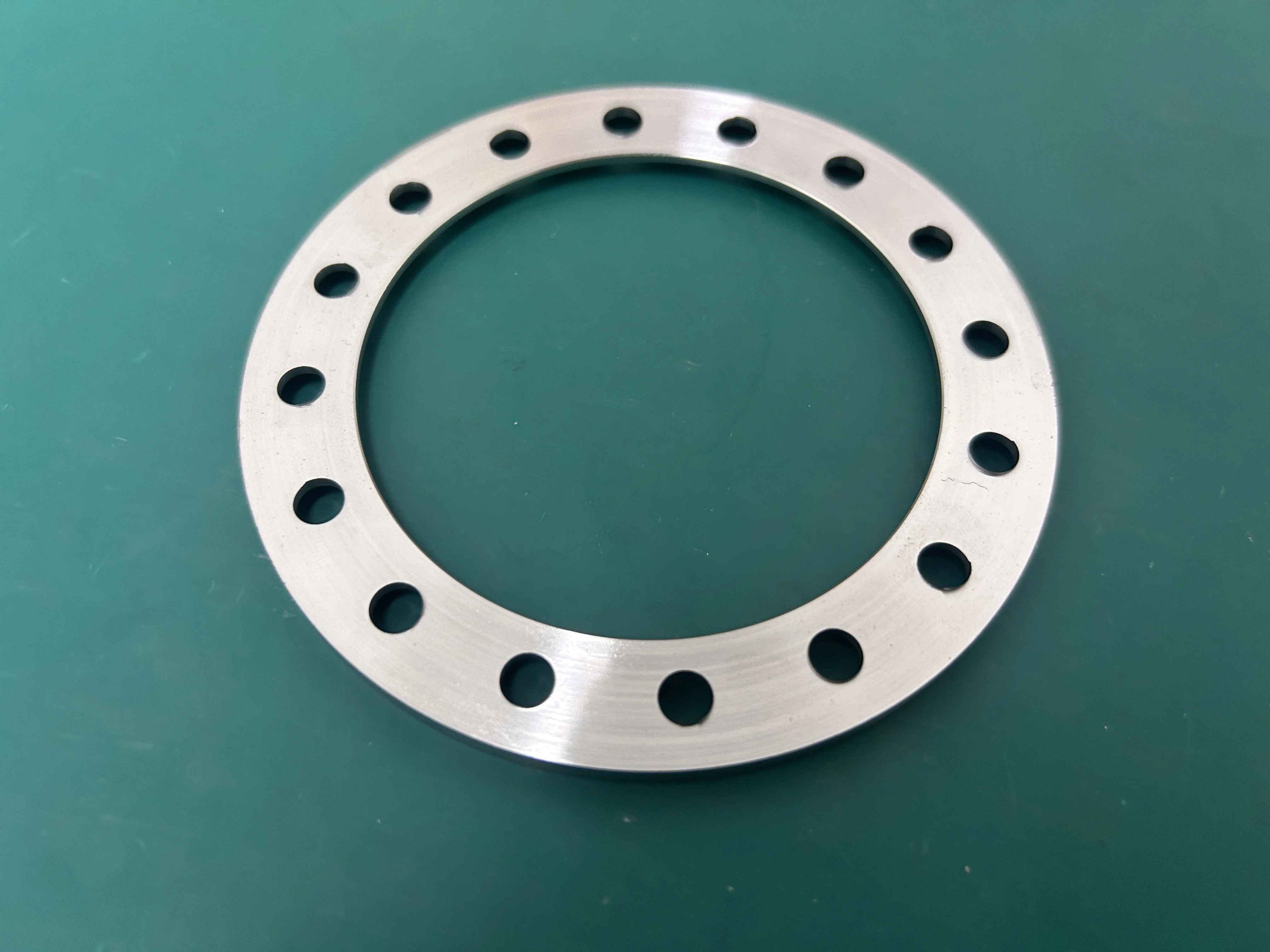 Custom Precision CNC Turning Drilling Service CNC Machining Large Stainless Steel Flange Ring turning cnc machining parts