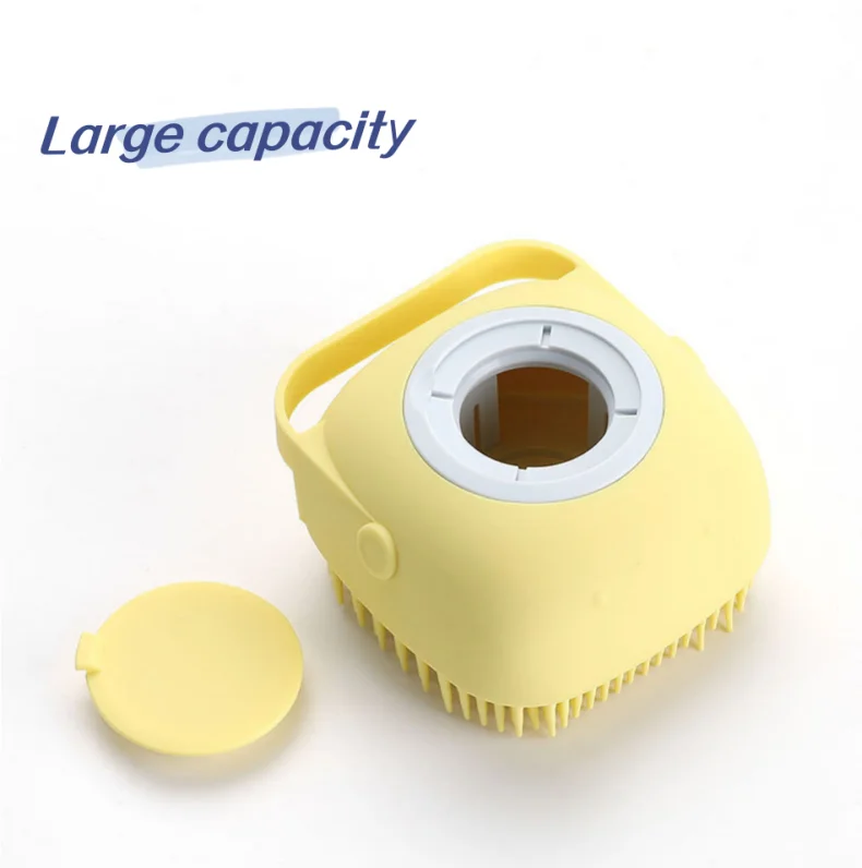 Baby shower brush environmentally friendly handheld deep cleaning and exfoliation massage   Silicone bath brush