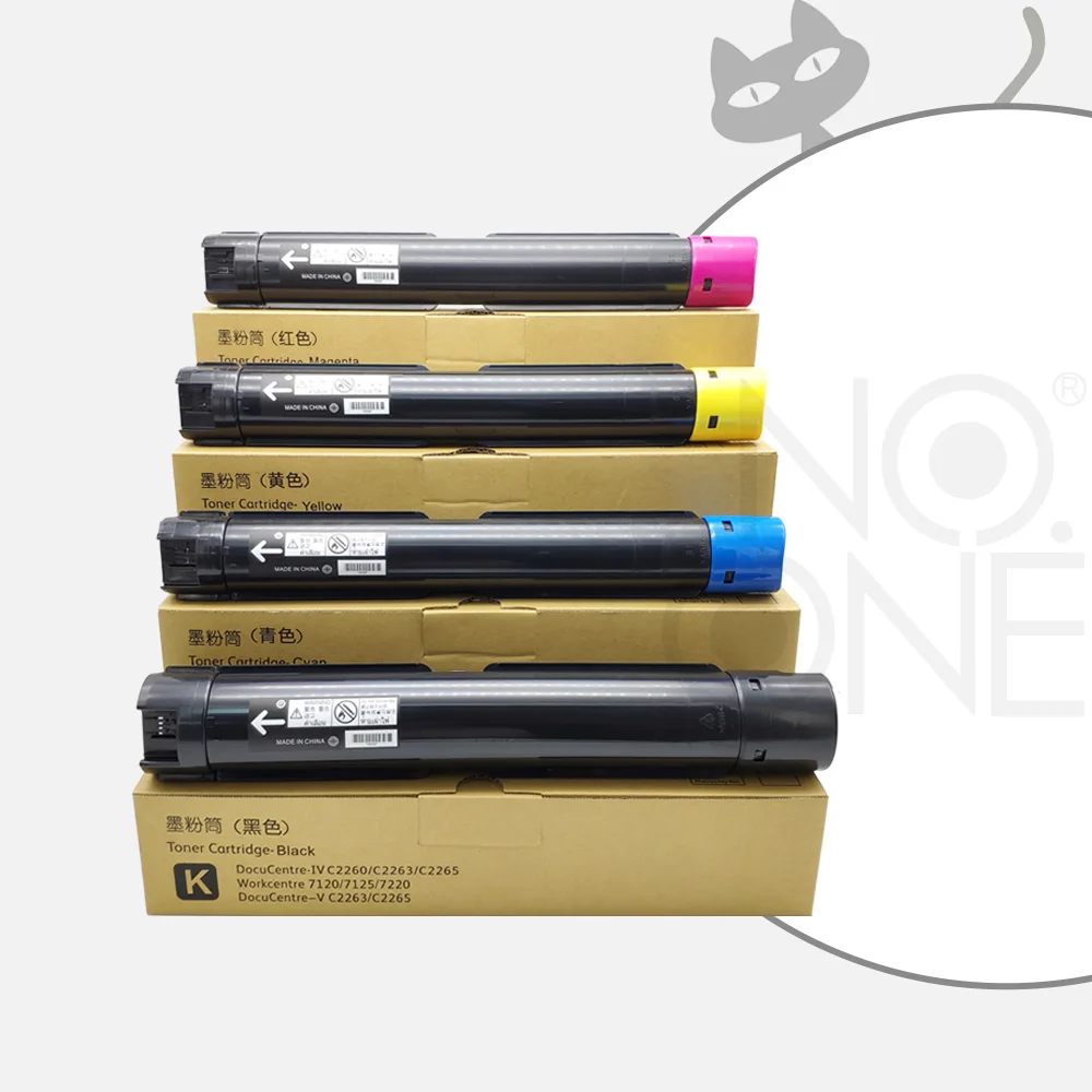 Factory compatible Xerox 2260 2263 2265 printer cartridge toner for used Xerox Docucentre C2260 C2263 C2265 machine cartridge