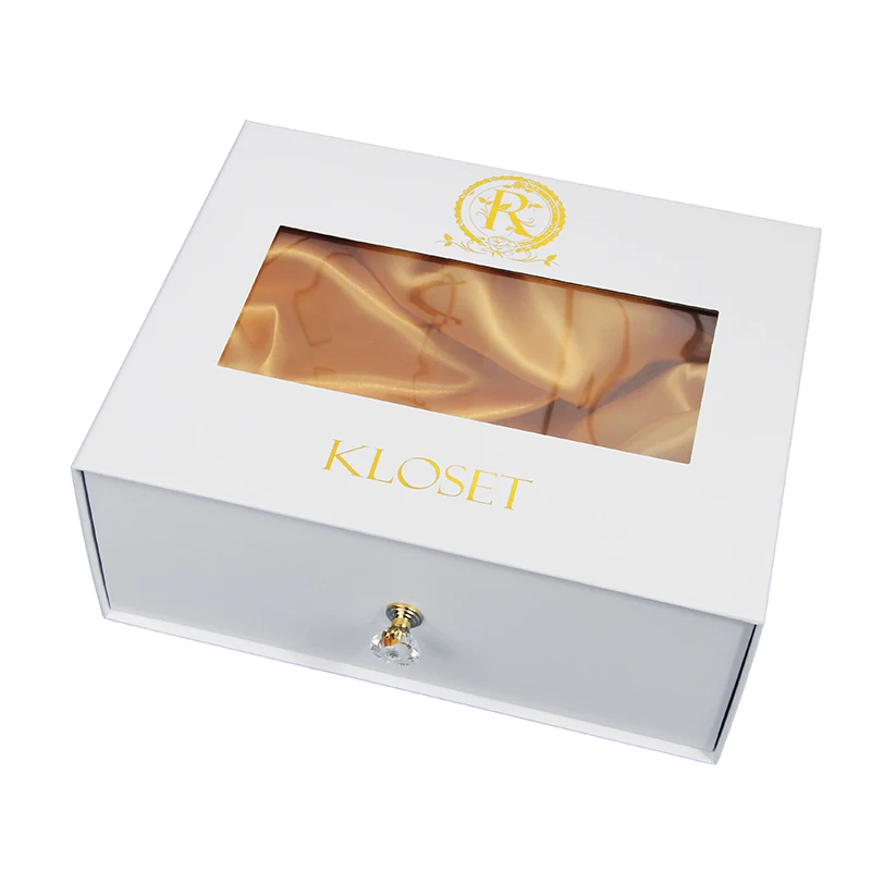 Sun nature gift box packaging cardboard custom weave Extension hair boxes wig packaging boxes luxury handle