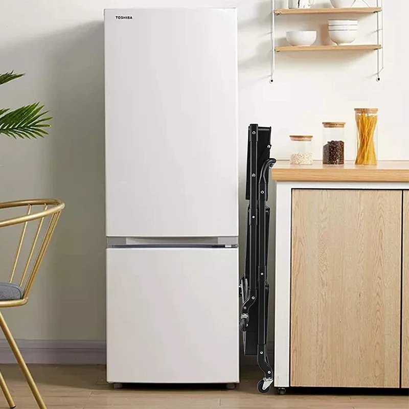 Full Metal Storage Cart Rolling Basket Stand Shelves & Wheels Kitchen Bathroom