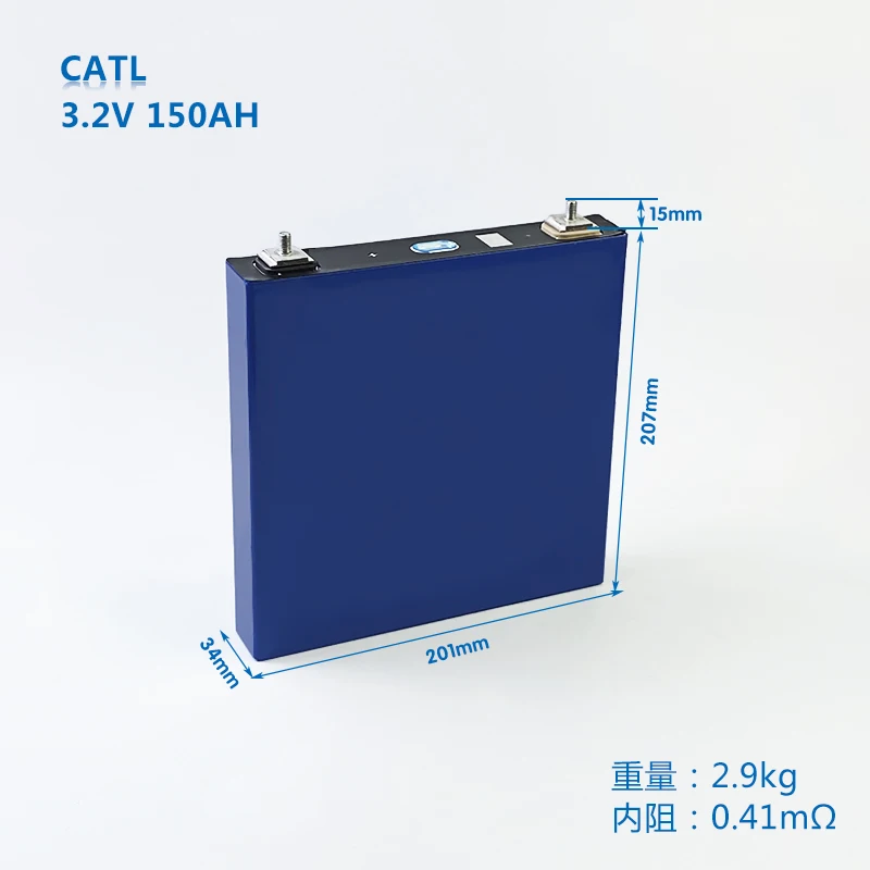 Catl LiFePO4 3.2V 150AH Grade A+ Lithium ion Battery for Solar Storage System  rechargeable battery
