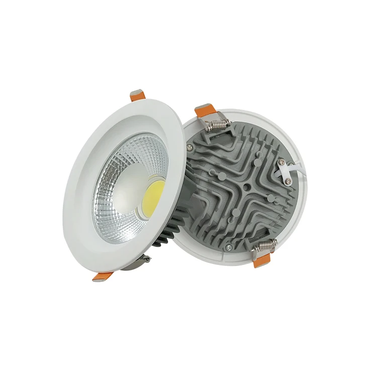 Hot-sale Commercial lighting recessed cob/smd led downlights with 3 years warranty