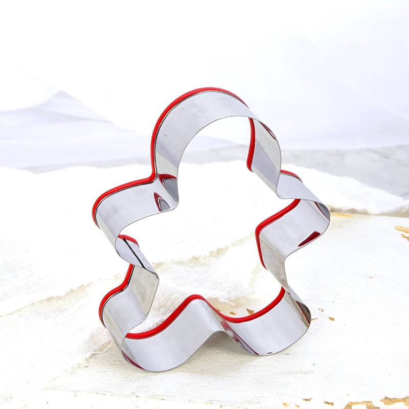 Bulk packing stainless steel Christmas gingerbread man cookie cutter