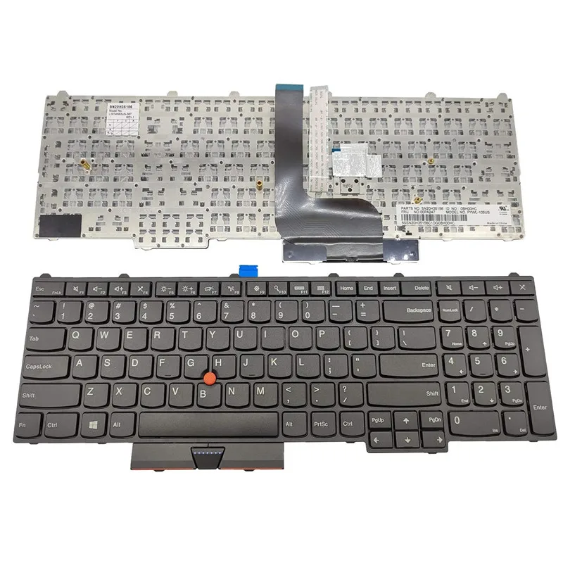 Новая Оригинальная внутренняя Клавиатура для ноутбука Lenovo ThinkPad P50 P51 P70 новая клавиатура США 00PA288 SN20K85114