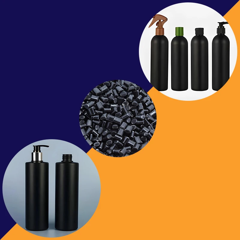 Belief Manufacturing 40% Carbon Black 2%Add Ratio environmentally Black masterbatch for daily chemical packaging bottles