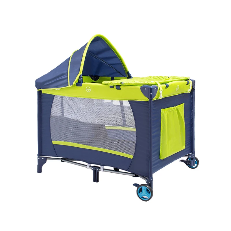 0-24 Month Portable Playpen cot plastic  baby crib travel cot playing folding bed