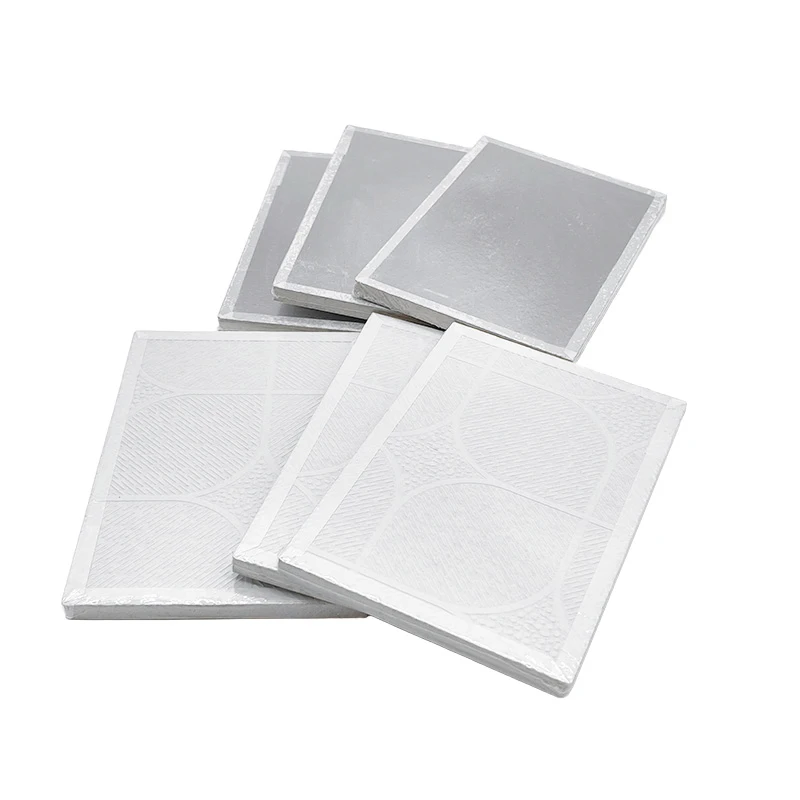 595 x 595mm PVC Laminated Gypsum Ceiling Tiles with Aluminum Foil Back