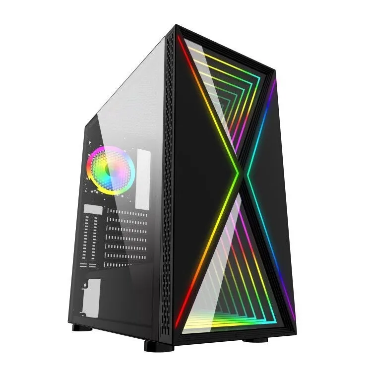  Высококачественный корпус для компьютера H36 ATX игрового ПК со стеклянной