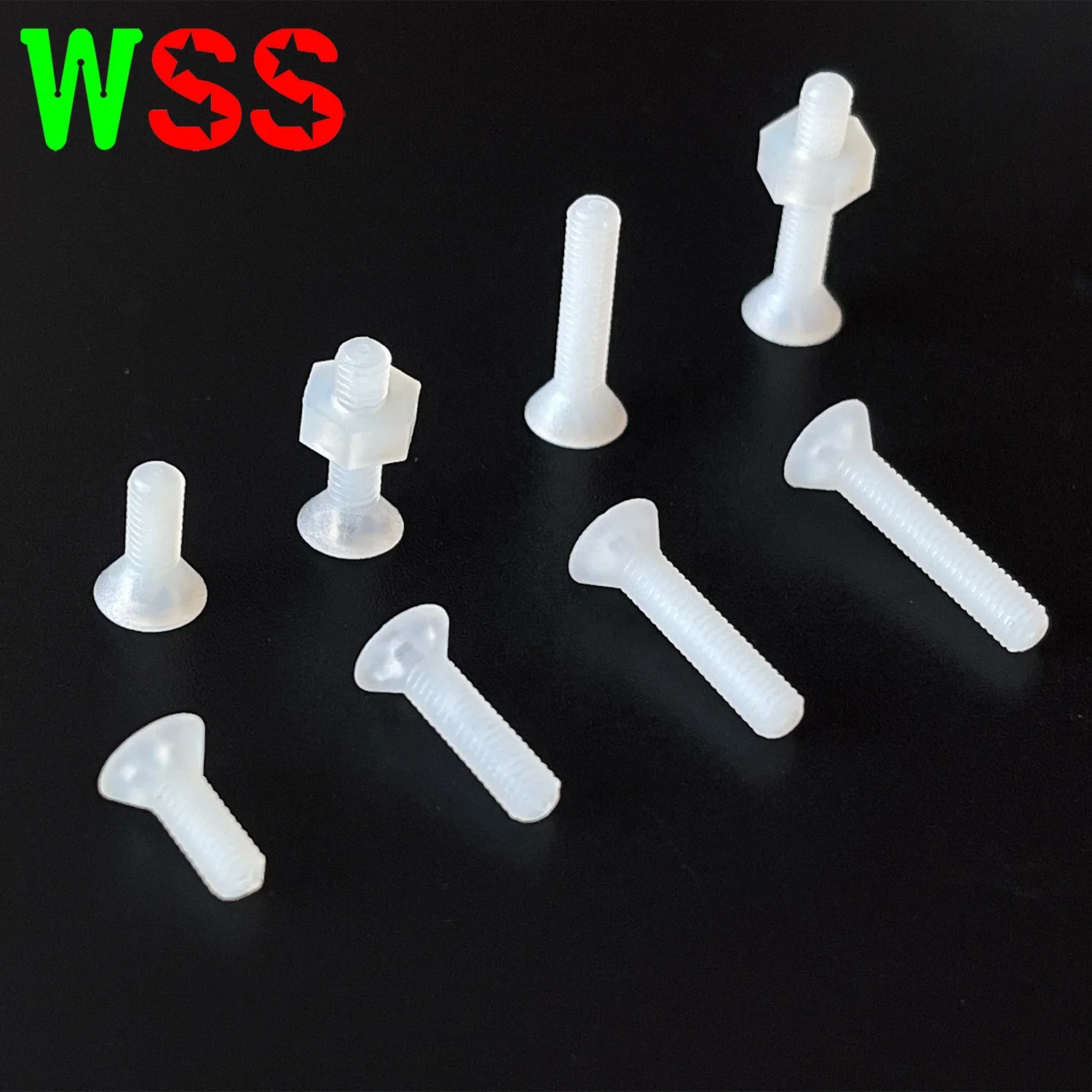 ODM Weichimei pcb support screw nylon screws plastic screw