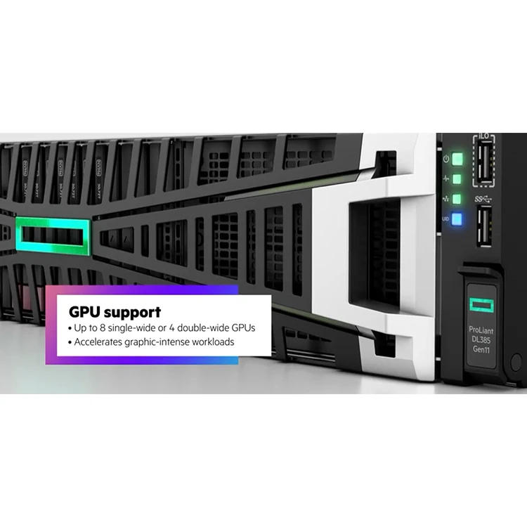 Customized HPE NS204i-u HPE NS204i-u Gen11 NVMe Hot Plug Boot Optimized Hpe DL385 Gen11Rack Server With Super Large Memory