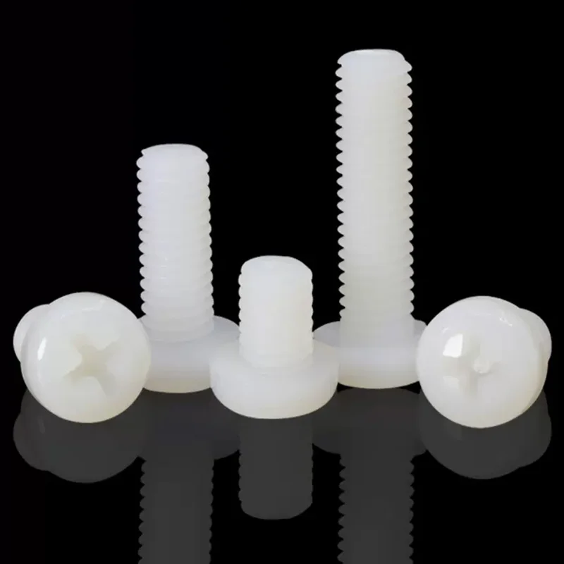 M2 M3 M4 plastic nylon cross pan round head machine screws bolts