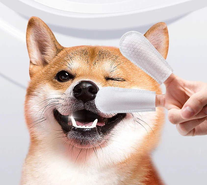 Pet Grooming Glove Wipes Cleanse Eyes Ears Body Butt and Paws