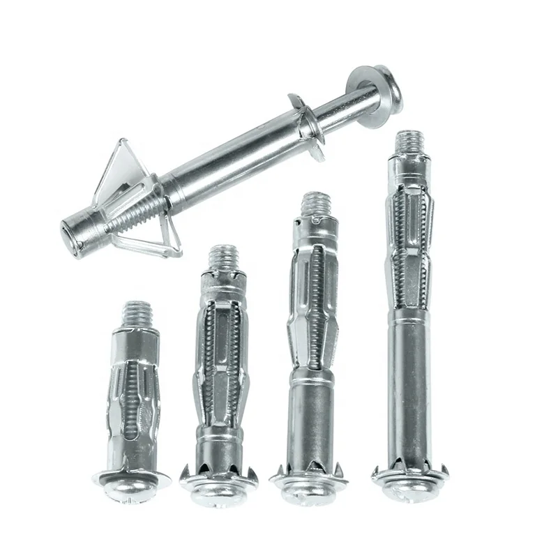 M4 M5 M6 M8 Gypsum Board Expansion Screw Aircraft Tube Pipe Hollow Wall Anchors Plugs Metal Expansion Bolt Home Improvement