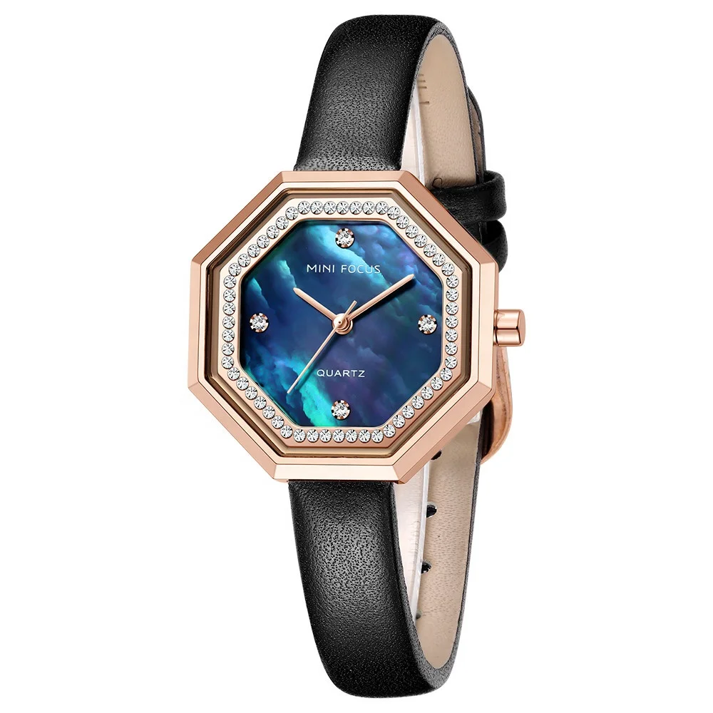 High Quality Women's Luxury Brand New Design Fancy Ladies Leather Wrist Watches Fashion Elegant Lady Oem Watch
