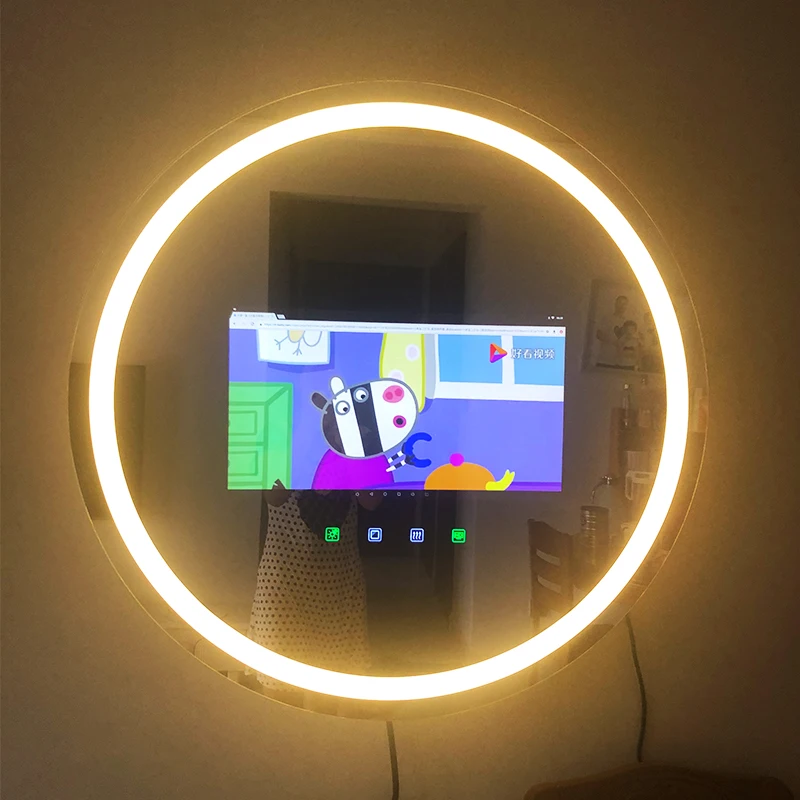 Vanity Mirror Led Light Online Android Google System Waterproof No Fog Sensory Touch Screen Mirror