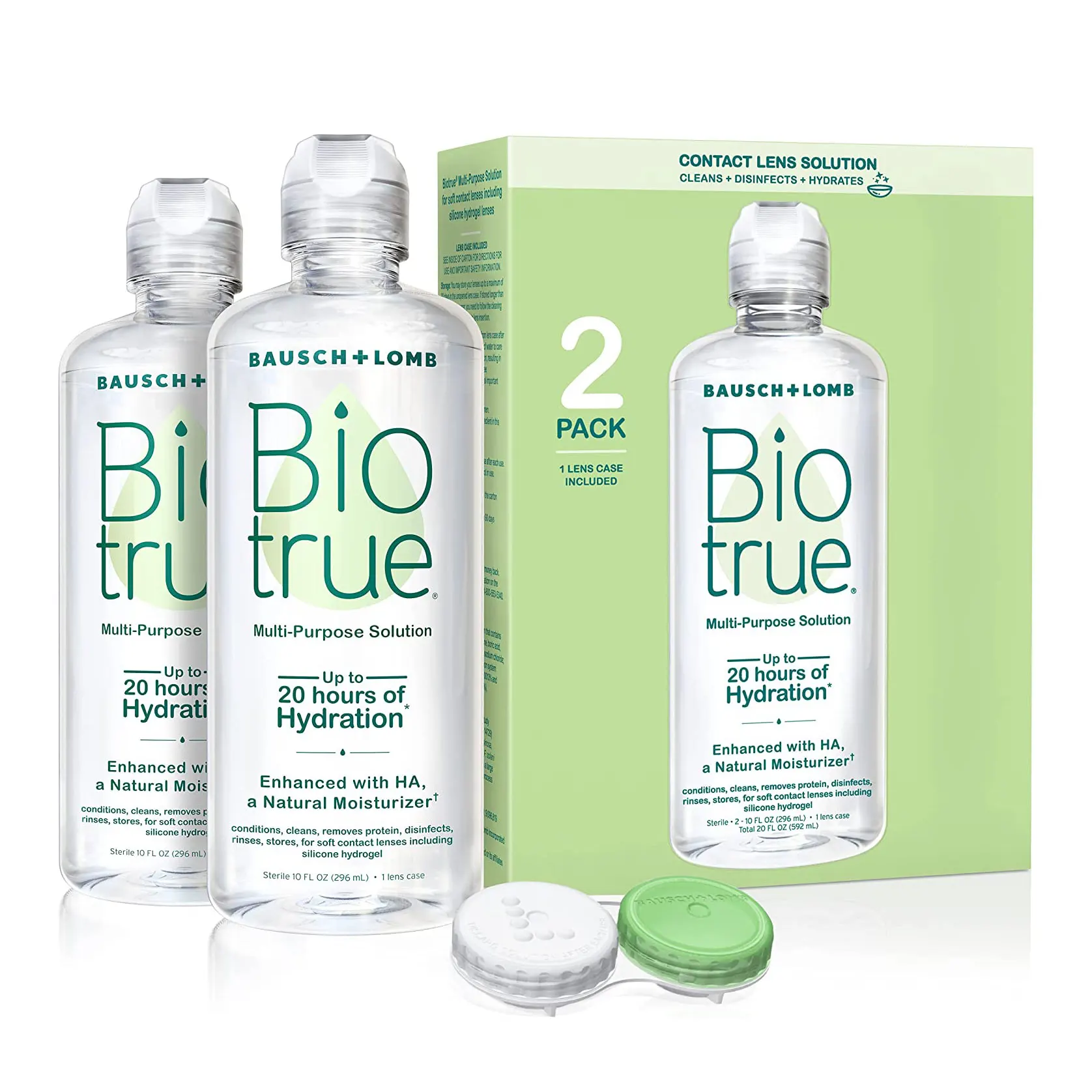 Многоцелевой раствор для мягких контактных линз, 10 унций, в комплекте, бутылочный раствор, 60 120 мл, раствор для контактных линз