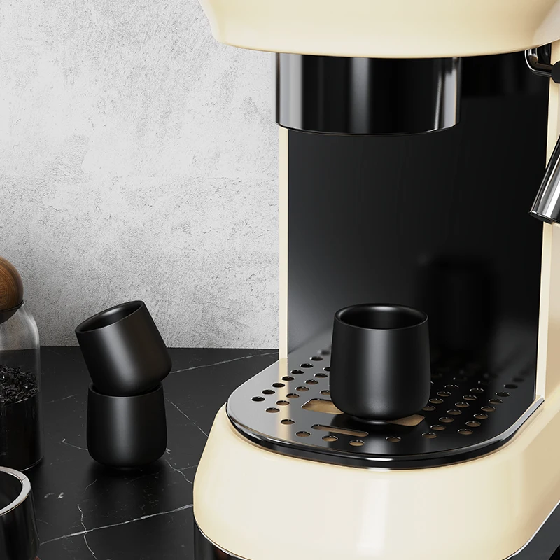 DHPO Double Wall Ceramic Coffee Cup Porcelain Espresso Cup without Handle Unique Ceramic Japanese Tea Cup