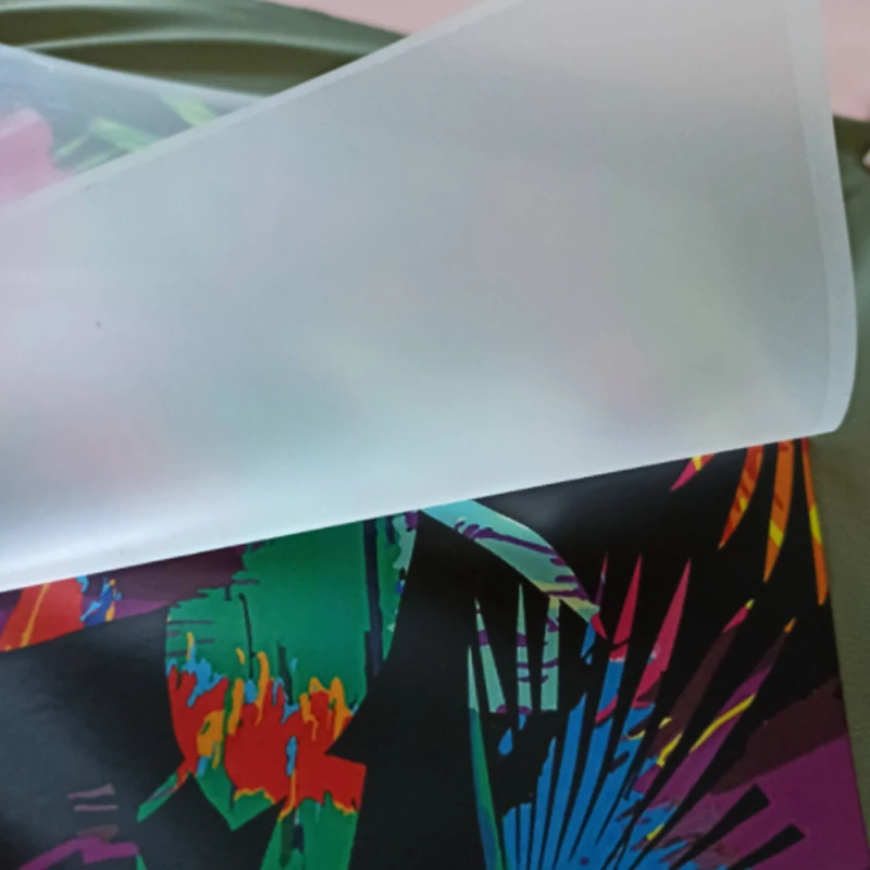 Fashion  heat transfer t-shirt printing sticker dtf film double side printing hot peel roll dtf pet film