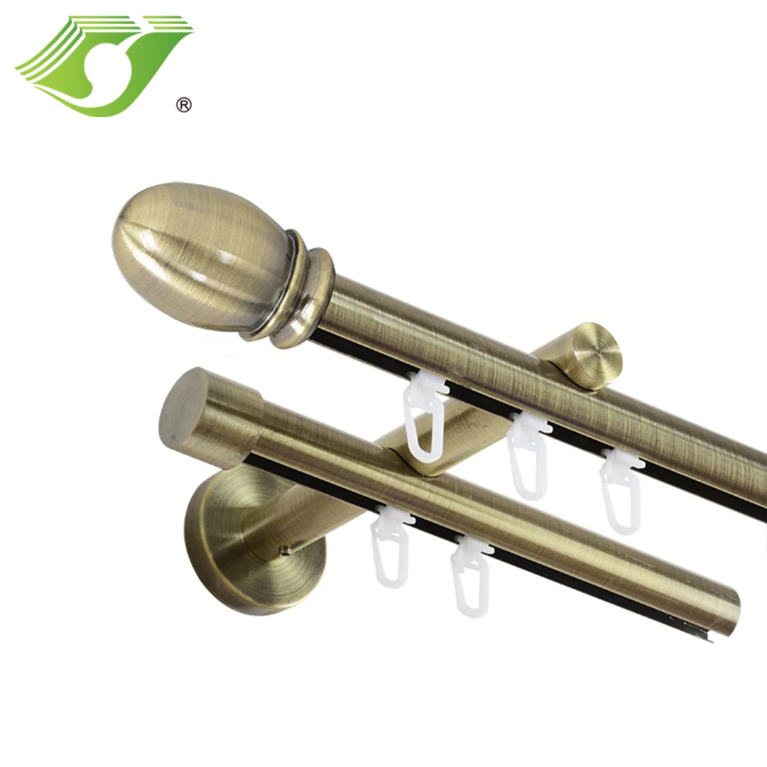 Best quality aluminum profile curtain accessories window decoration round curtain track