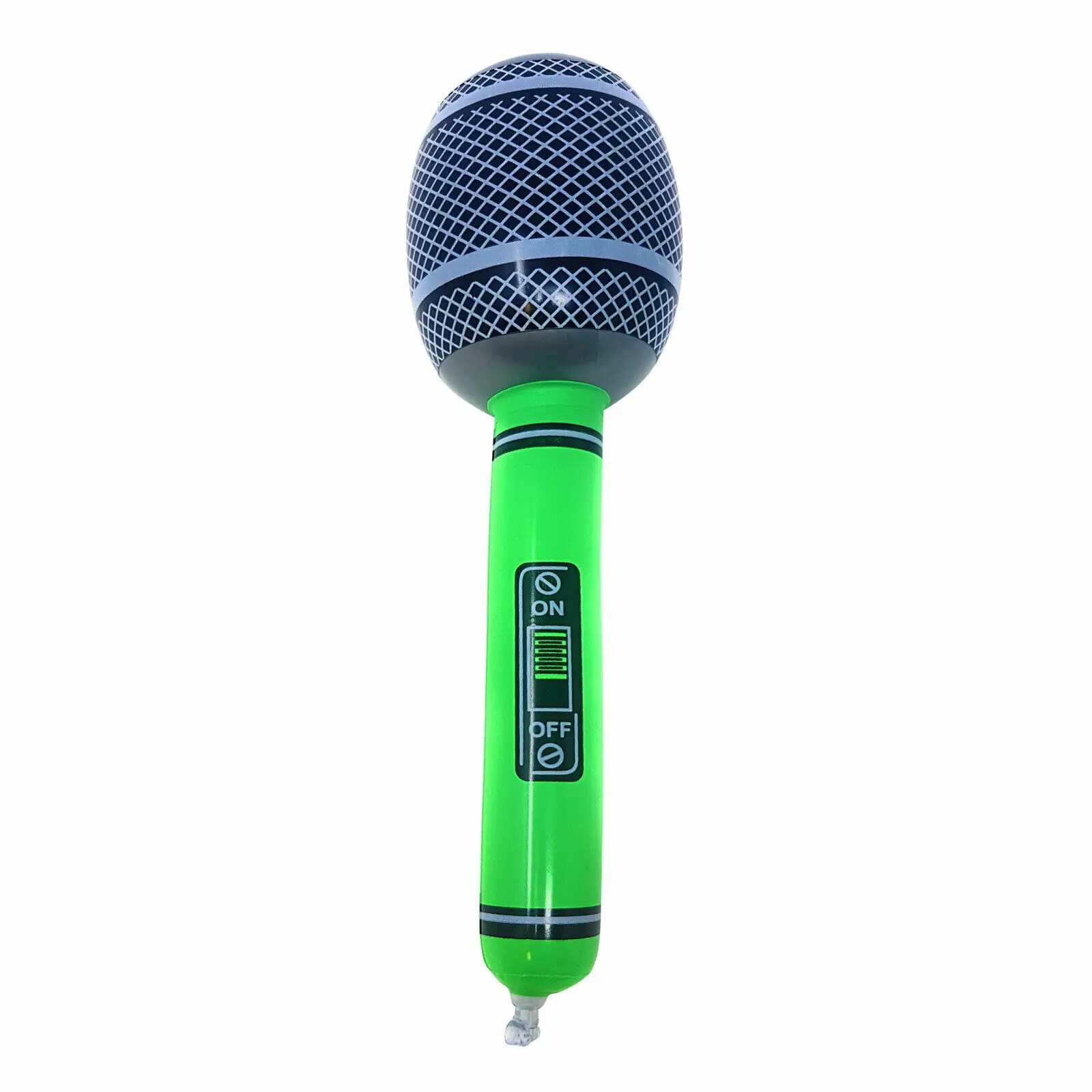 New Inflatable Microphone Blow Up Fancy Dress Party Disco Musical Halloween Accessory Prop