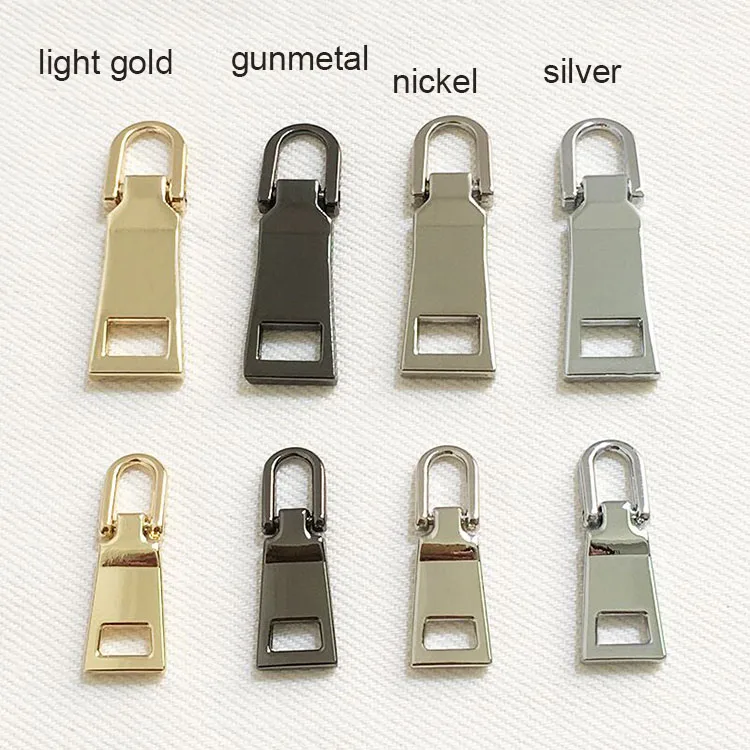 high quality metal waterproof rainbow zipper #5 slider custom logo puller nylon zipper pulls for bag slider